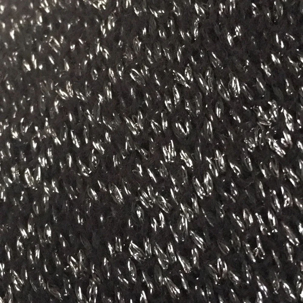 Davi&Dani long cardigan black & silver threads - Picture 10 of 11